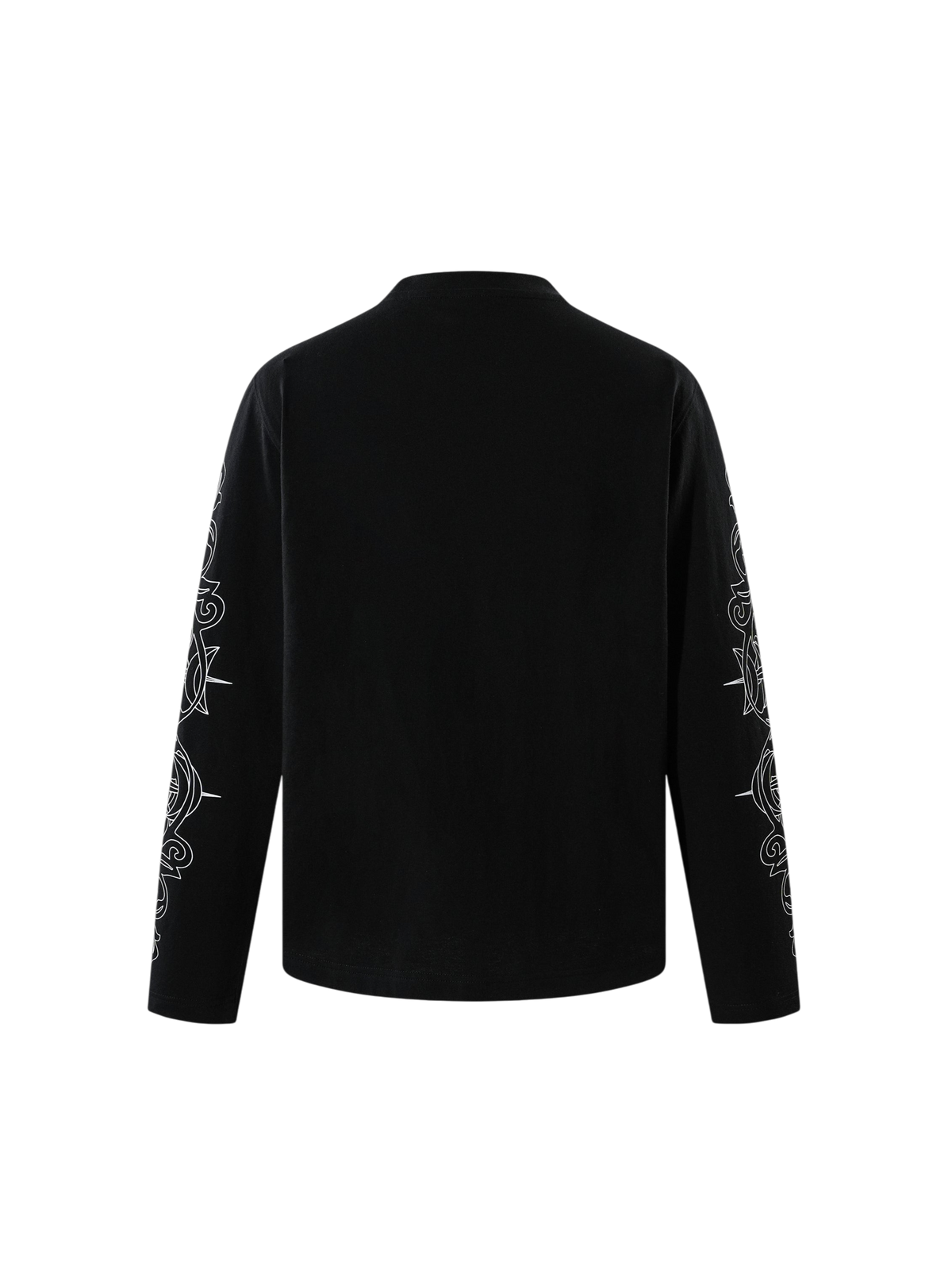 TBHNP logo long-sleeve T-shirt in black — product view 3