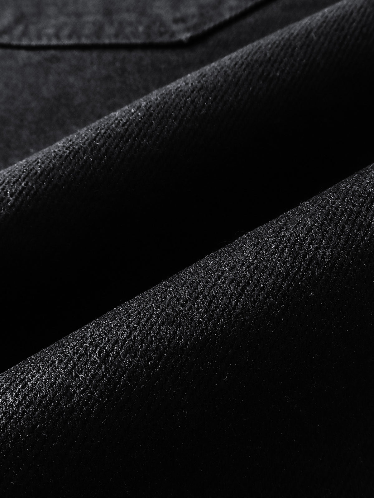 TBHNP TB260001 Black. Black denim texture.