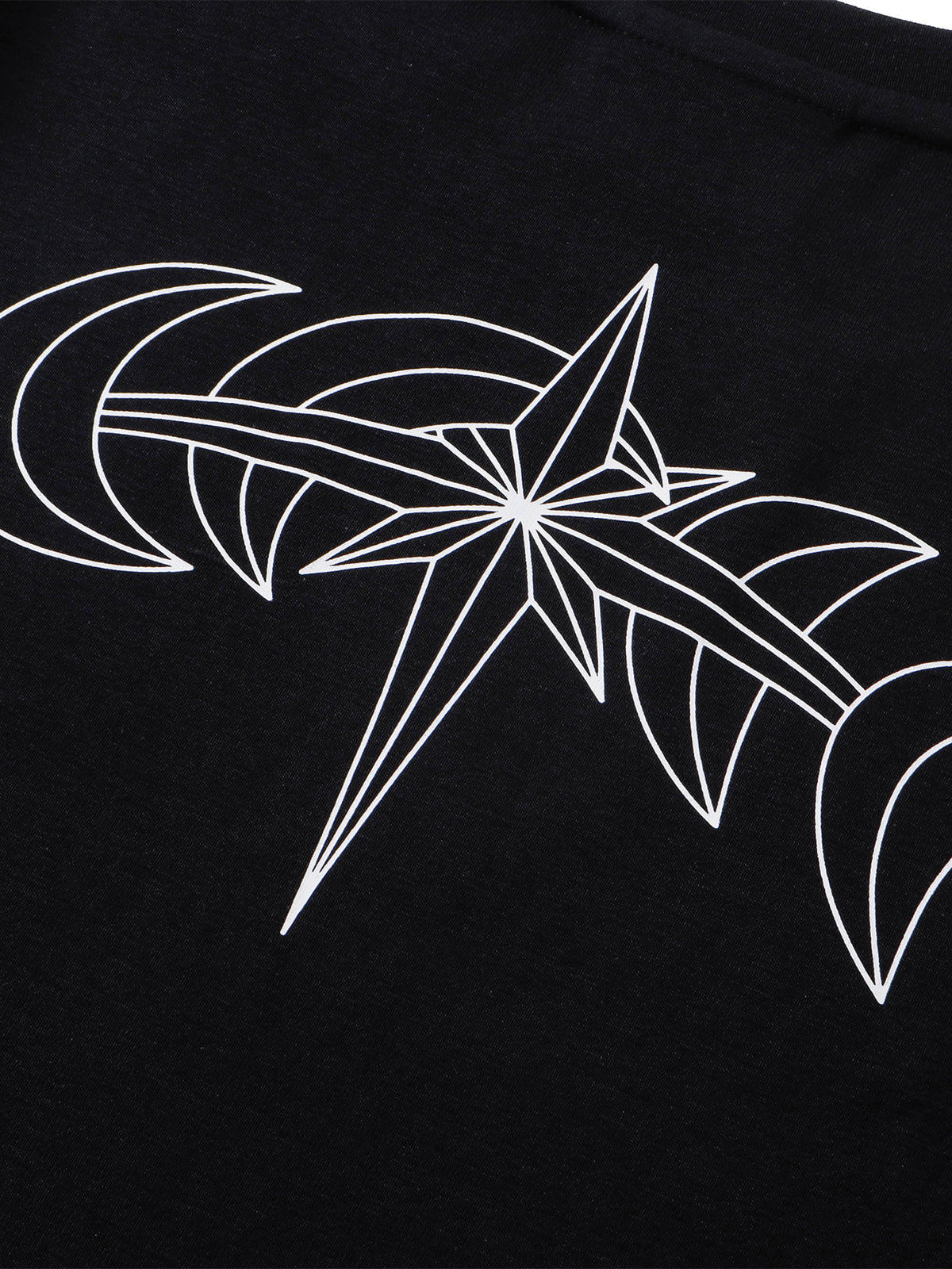 TBHNP TG260011 Black. Back star-and-crescent print.