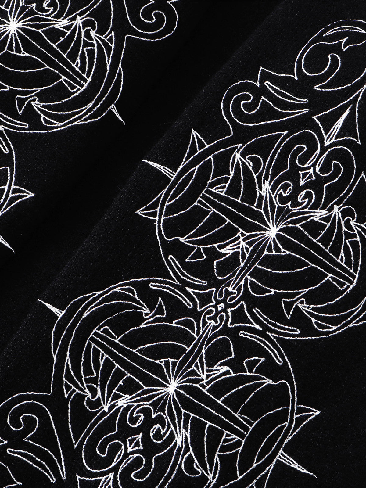 TBHNP T260056 Black. Baroque sleeve embroidery.