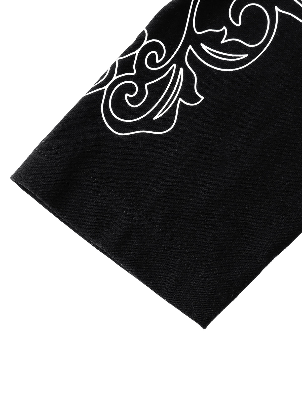 TBHNP logo long-sleeve T-shirt in black — detail 3