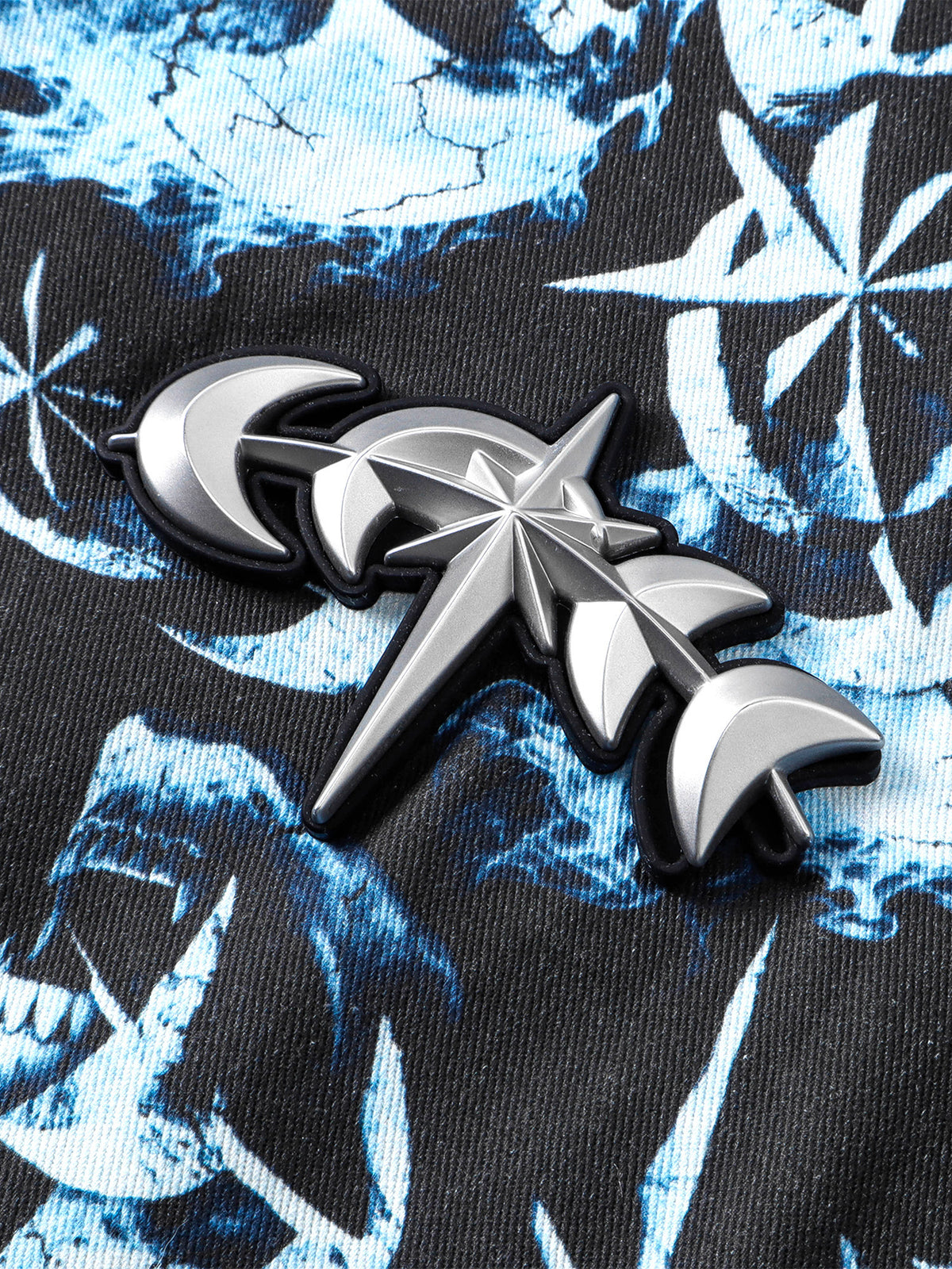 TBHNP T260046 Blue black. Star-and-crescent chest hardware.