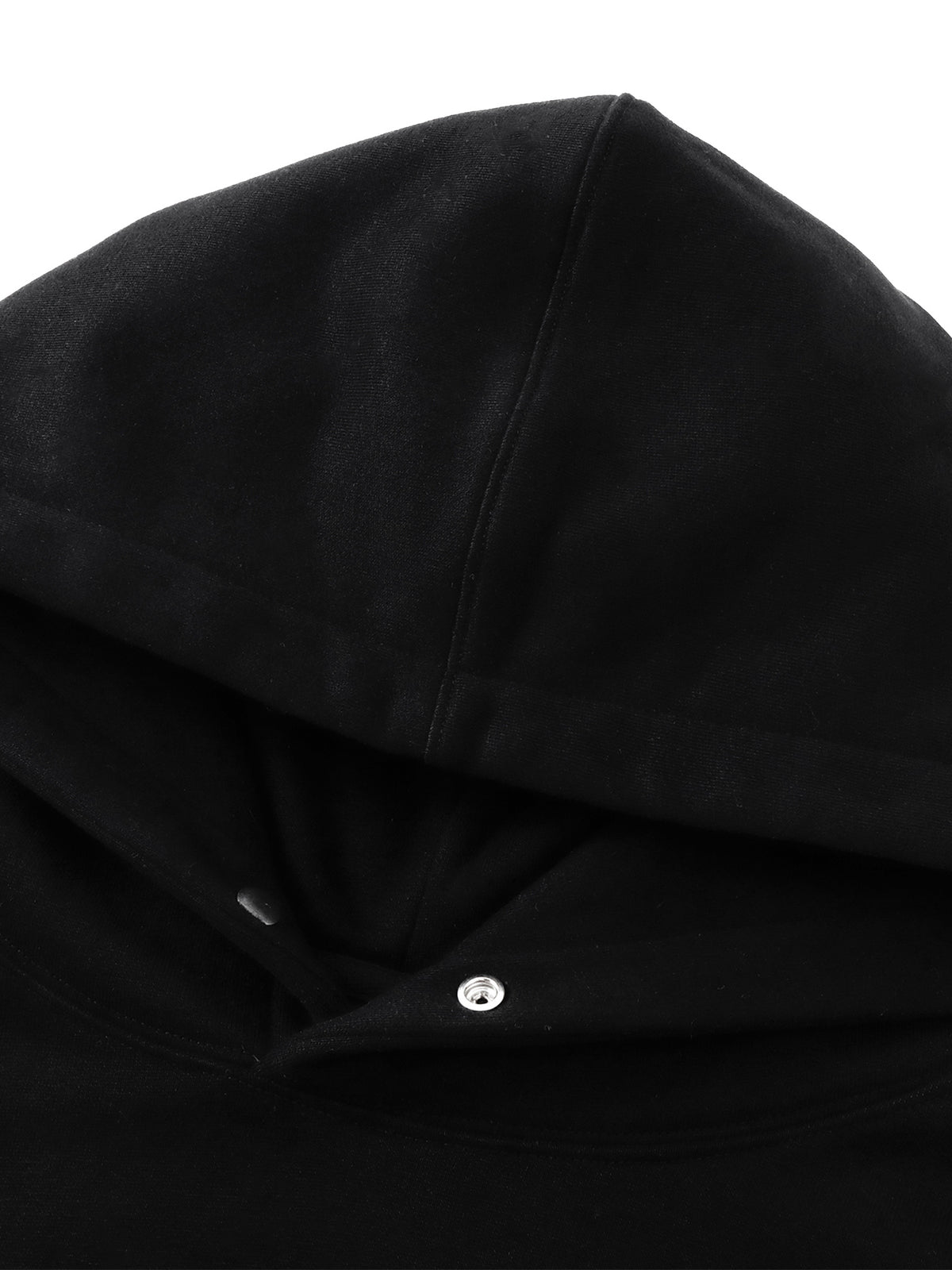 TBHNP glitter-print cotton hoodie in black — detail 1