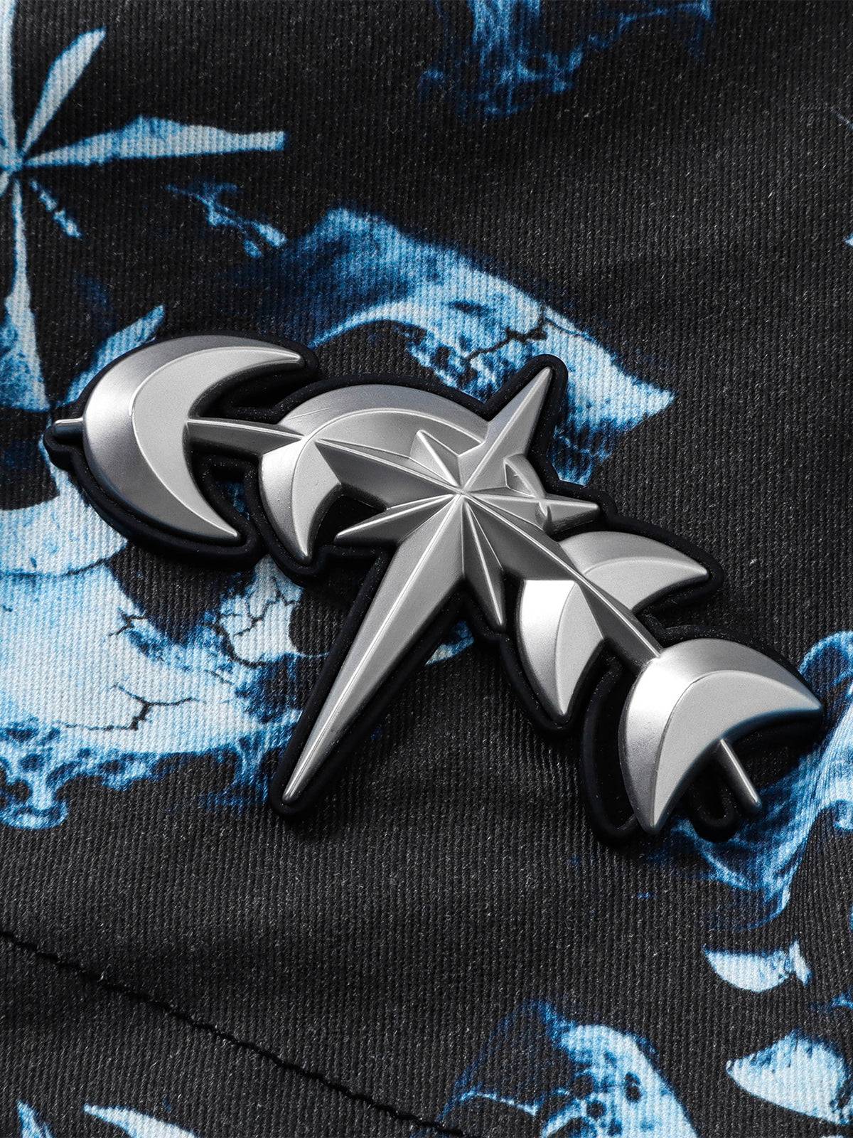 TBHNP T260047 Blue black. Star-and-crescent hardware.