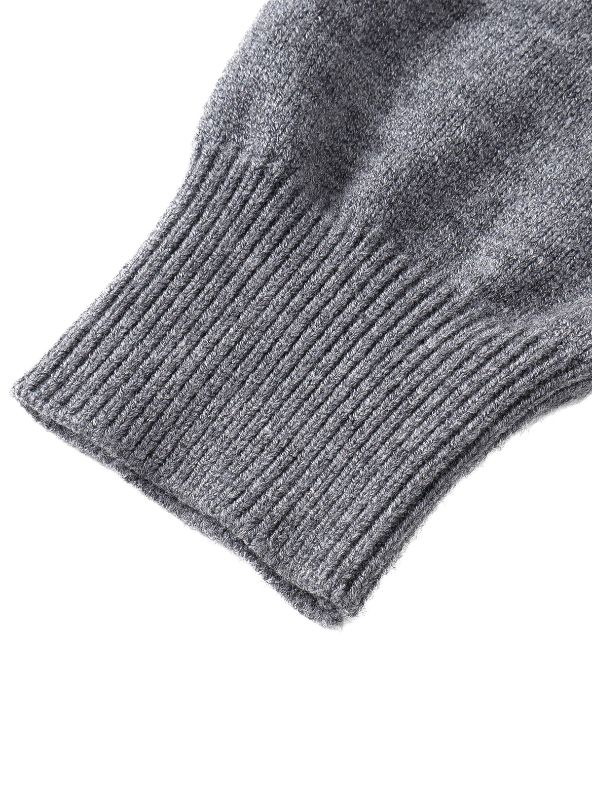 TBHNP T260056 gray. Ribbed cuff.