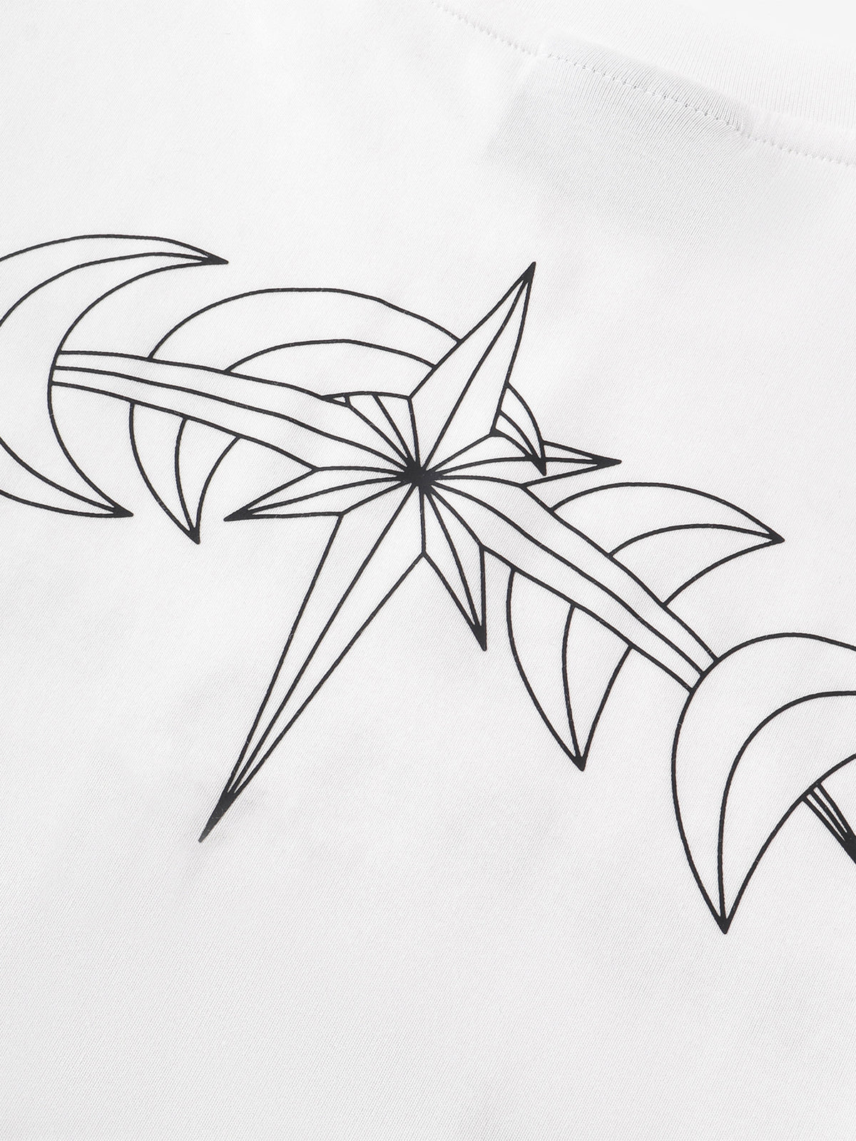TBHNP TG260011 White. Back star-and-crescent print.