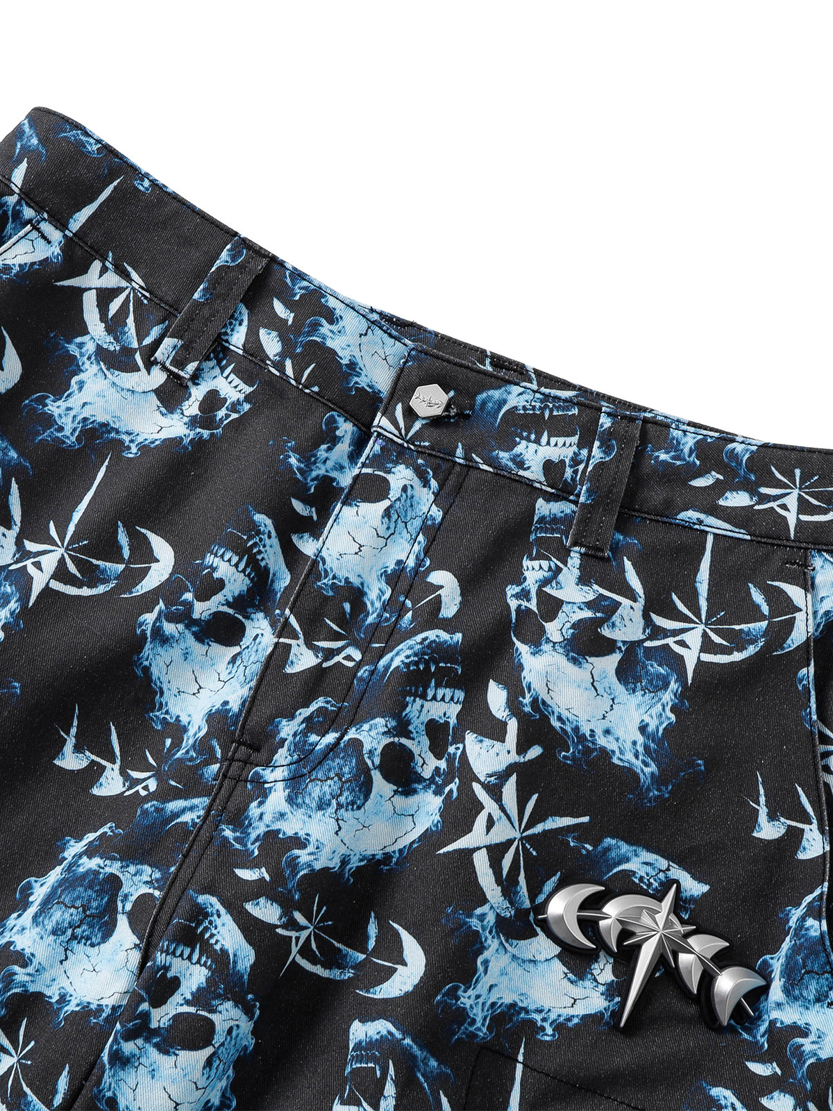 TBHNP T260047 Blue black. Waist and front hardware.
