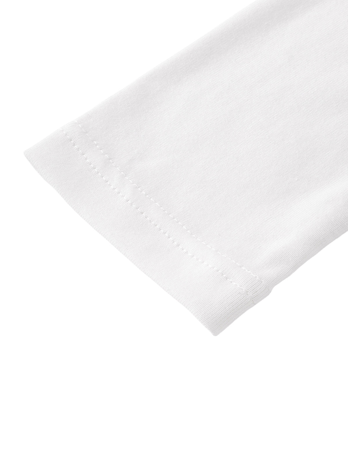 TBHNP TG260011 White. Sleeve hem.