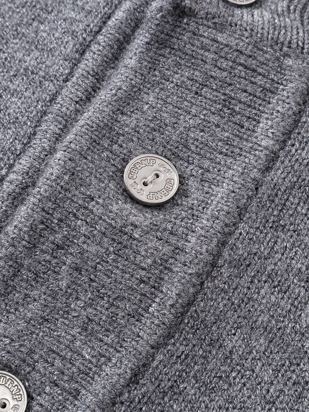 TBHNP T260056 gray. Henley placket and buttons.