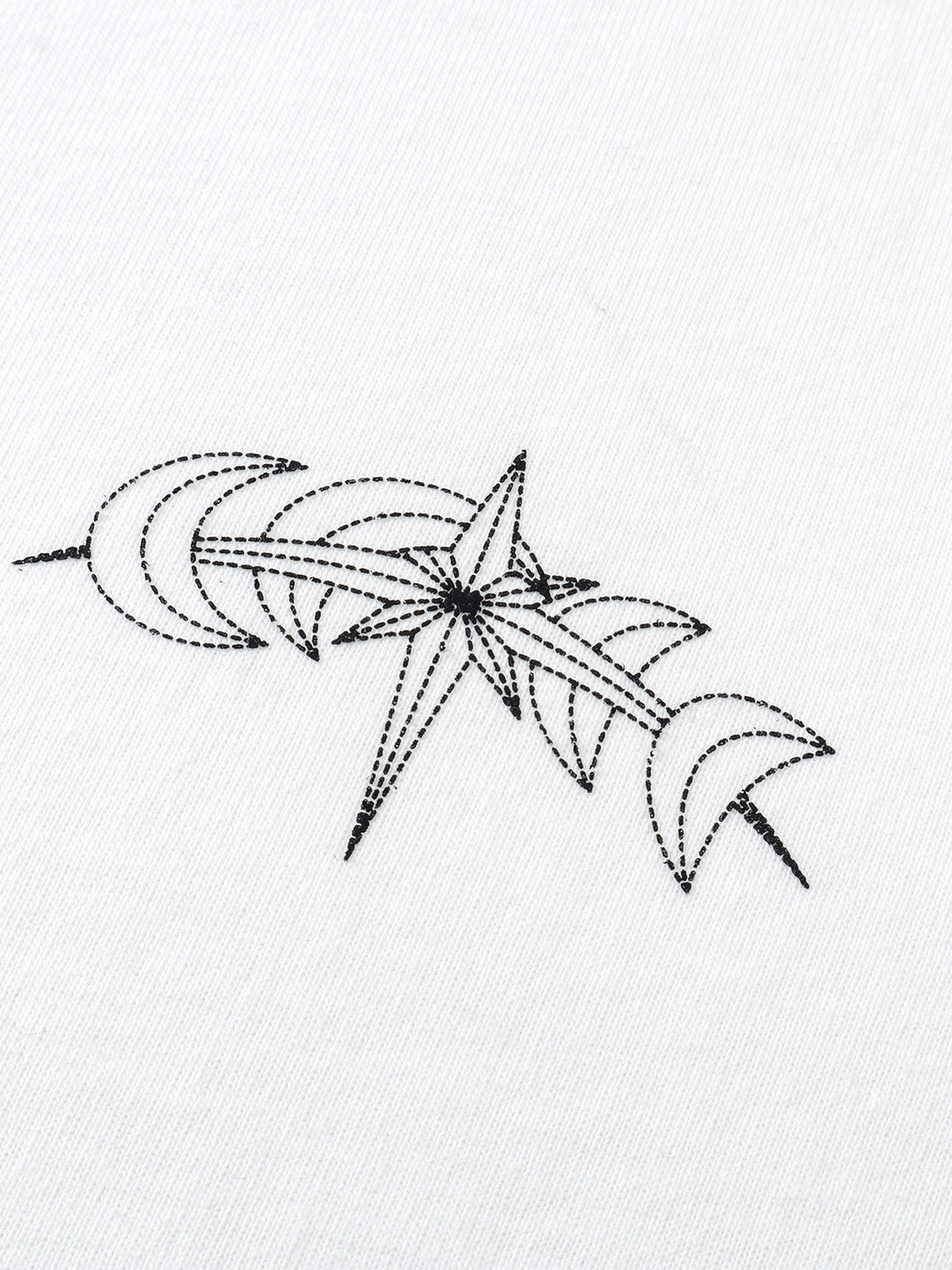 TBHNP logo long-sleeve T-shirt in off-white — detail 2