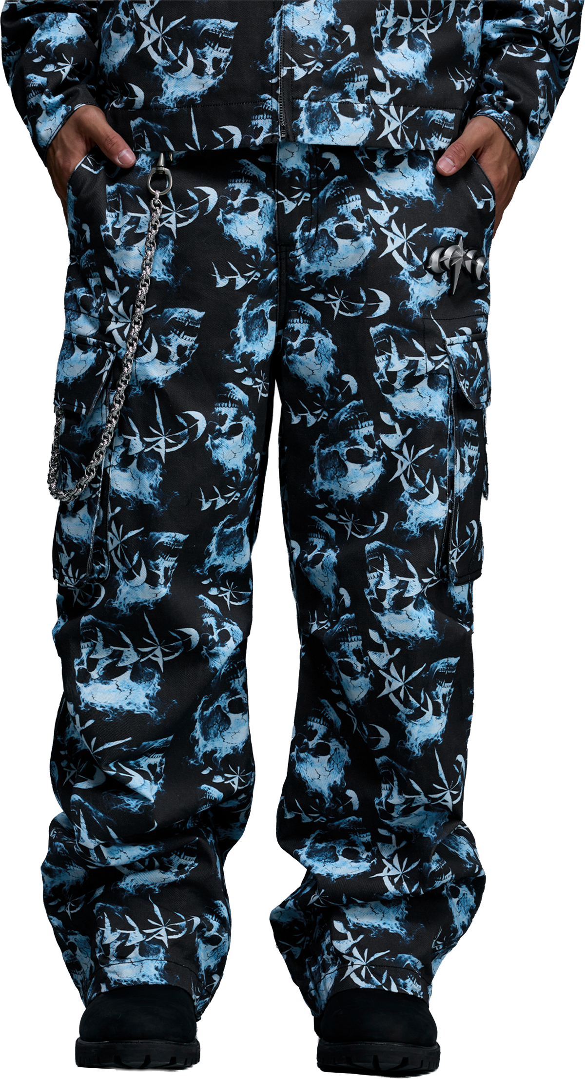 TBHNP T260047 Blue black. On-model view 1.