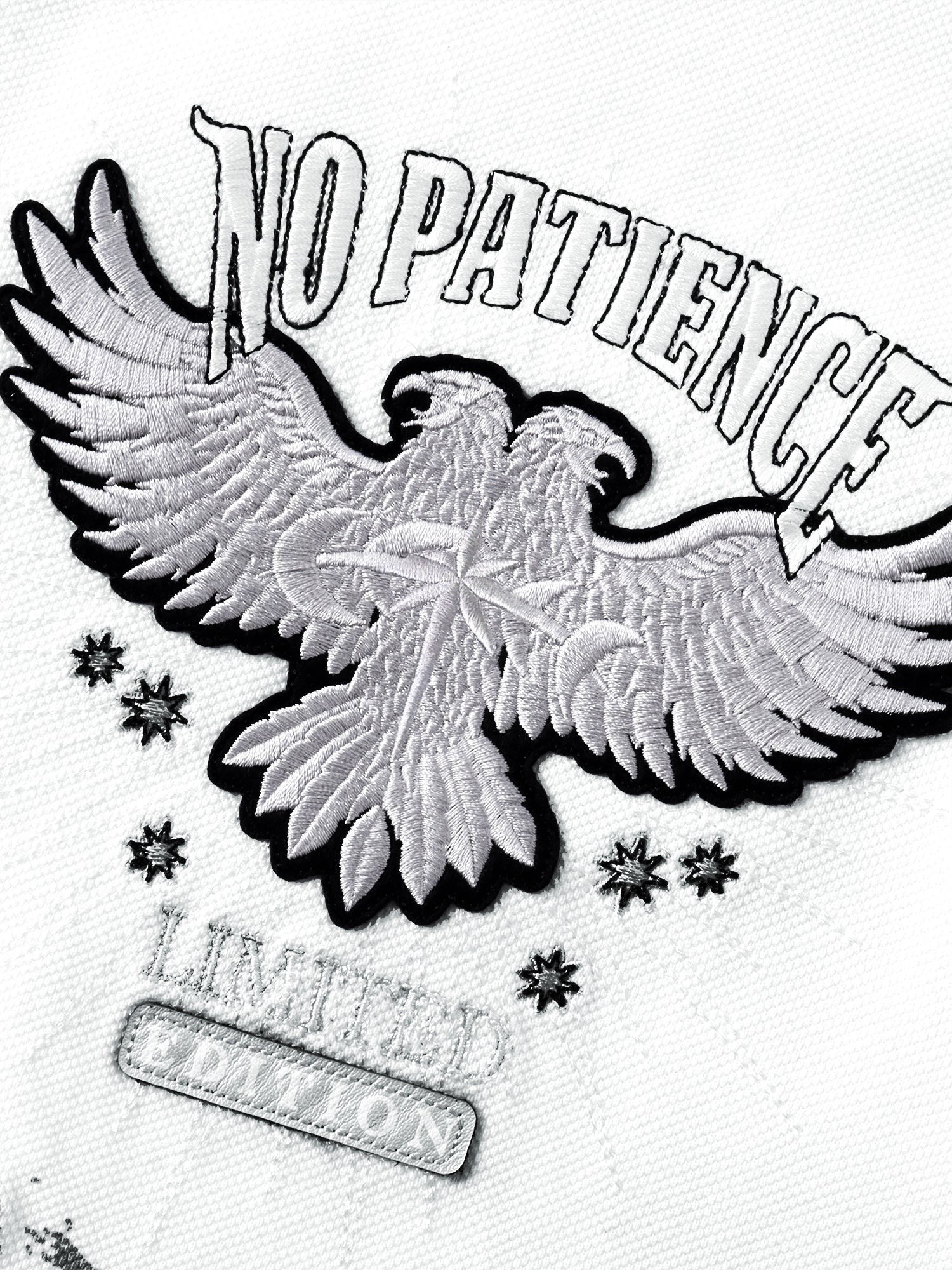TBHNP Luminous Dawn double-headed eagle embroidered polo shirt — men's streetwear polo