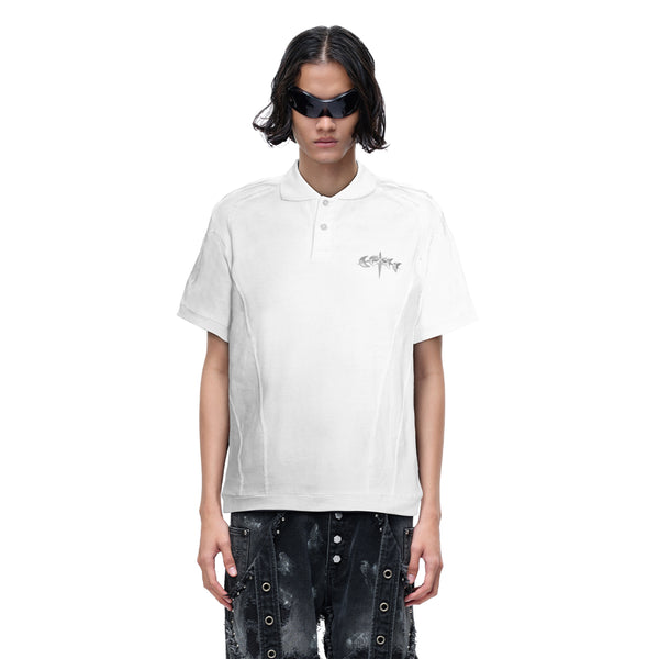 LUMINOUS DAWN STRUCTURED POLO S/S TEE