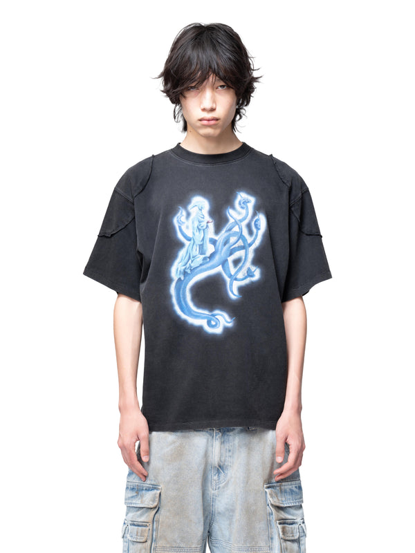 DISCIPLE RIBBED PATCHWORK S/S TEE