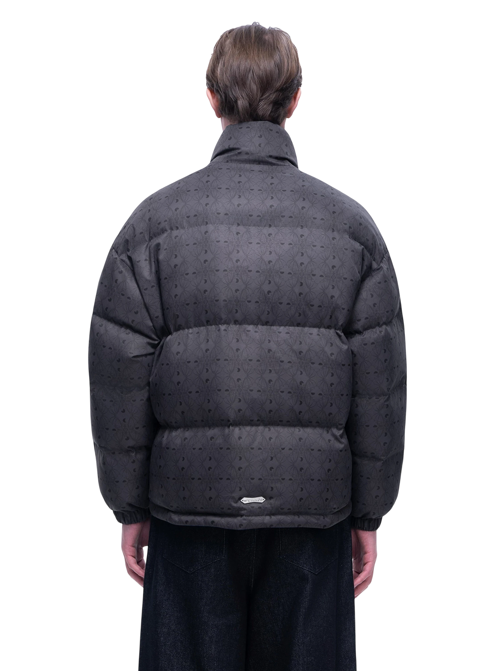 TBHNP Luminous Dawn Shadowbat down puffer jacket — men's gothic streetwear jacket