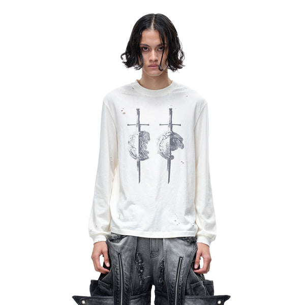 LUMINOUS DAWN SWORD & SHIELD L/S TEE