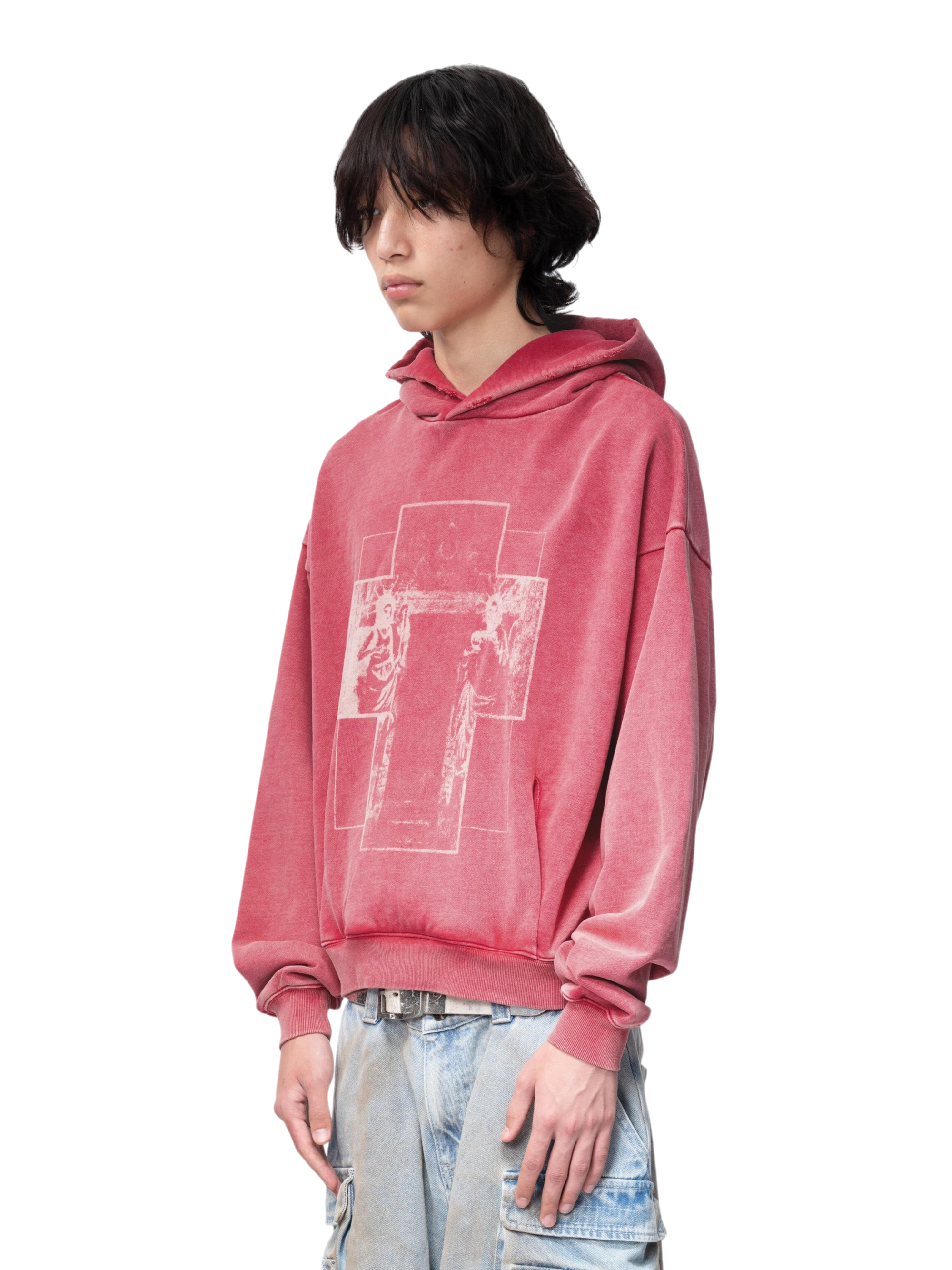 TBHNP Disciple Double Saints distressed pullover hoodie — men's streetwear hoodie