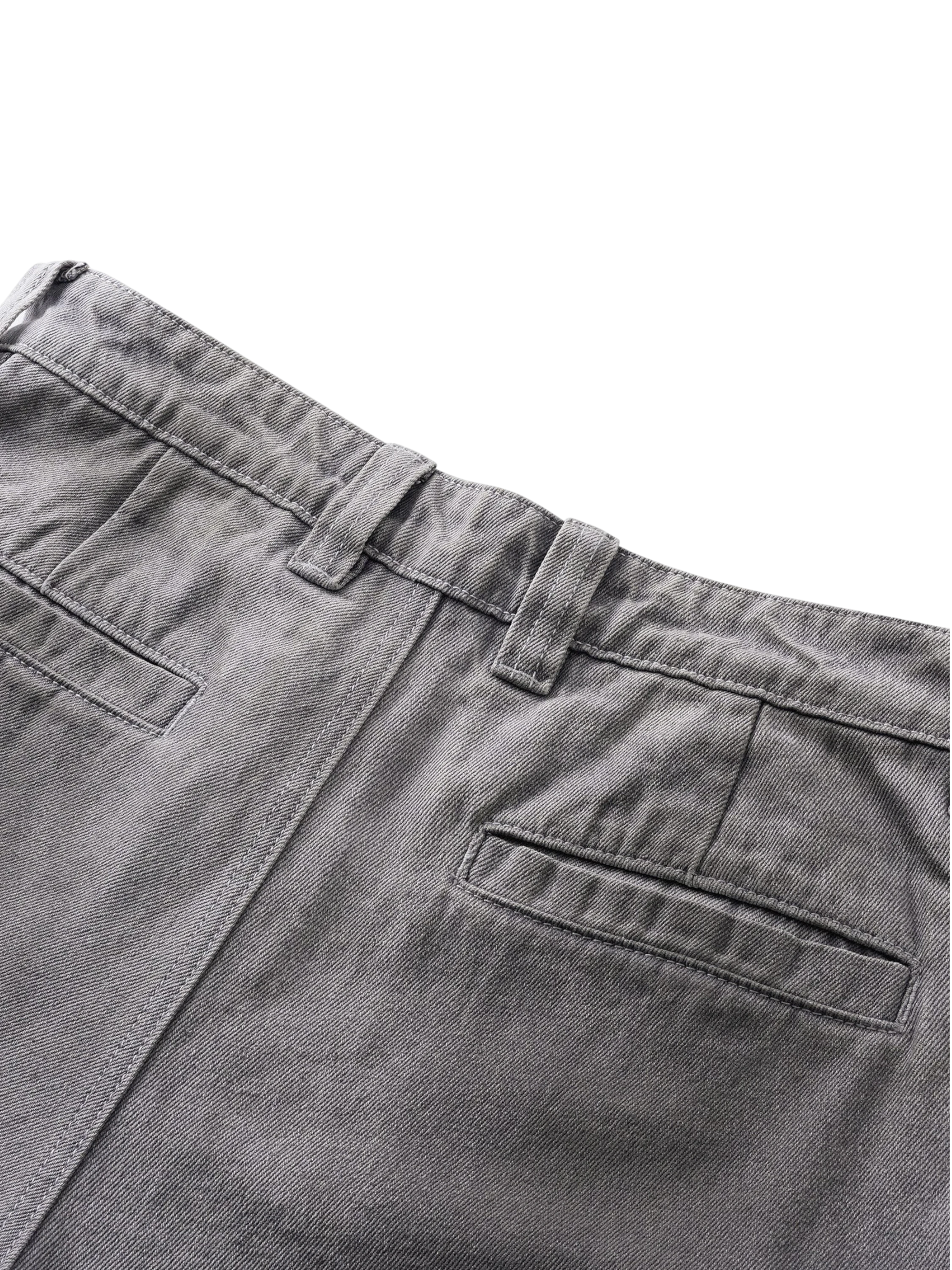 TBHNP Disciple mud-dyed multi-pocket baggy cargo pants — men's streetwear cargo pants