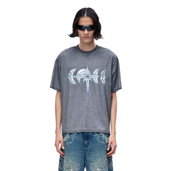 LUMINOUS NIGHT LEATHER PATCH S/S TEE