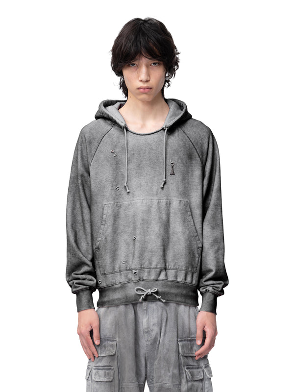 DISCIPLE DISTRESSED STAINED HOODIE
