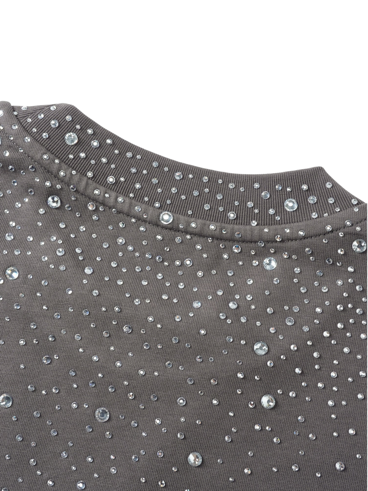 TBHNP Luminous Dawn washed boxy cotton t-shirt with rhinestones and patch embroidery — men's streetwear graphic tee
