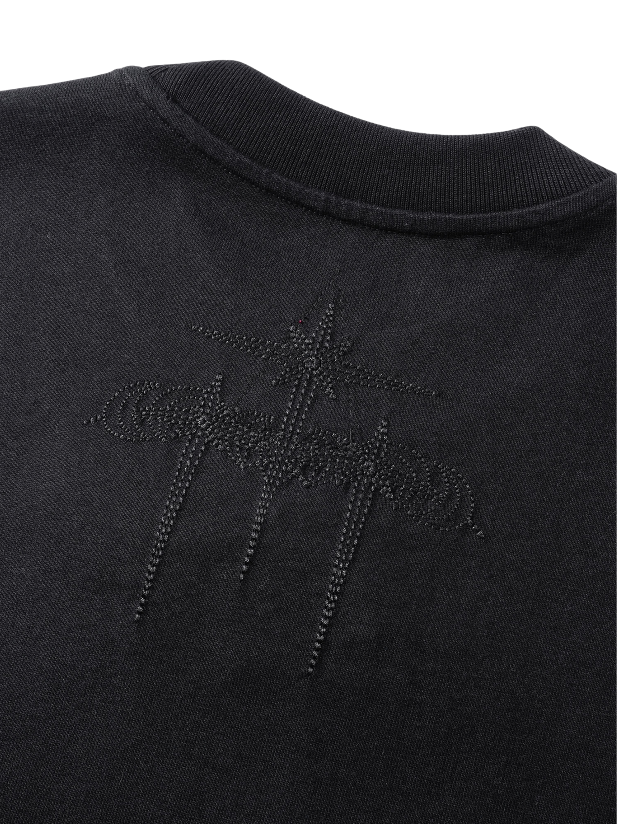 TBHNP Luminous Dawn boxy heavyweight cotton t-shirt with metal astral logo badge — men's streetwear tee