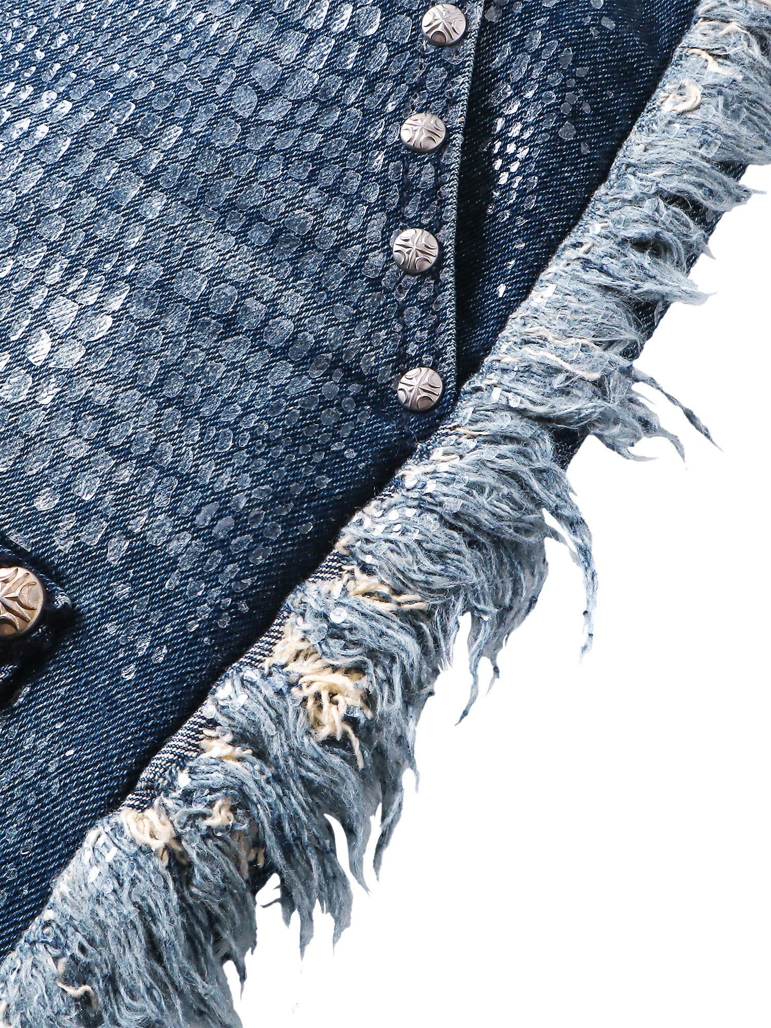 LUMINOUSDAWN FRINGED JEANS