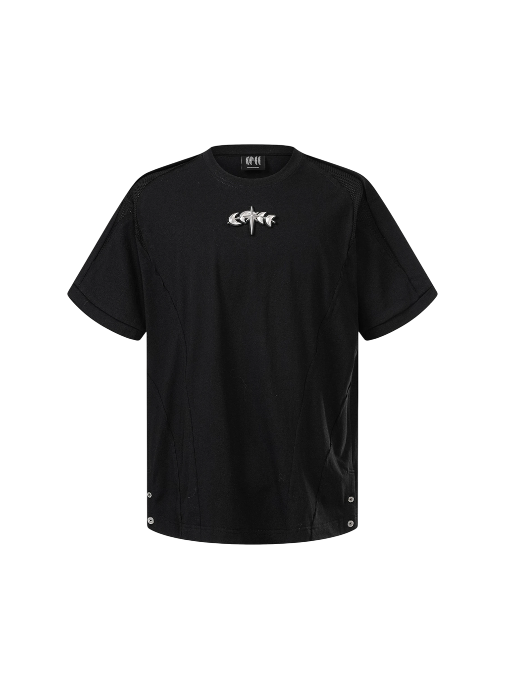 TBHNP Luminous Dawn sculpted structured cotton t-shirt — men's streetwear tee