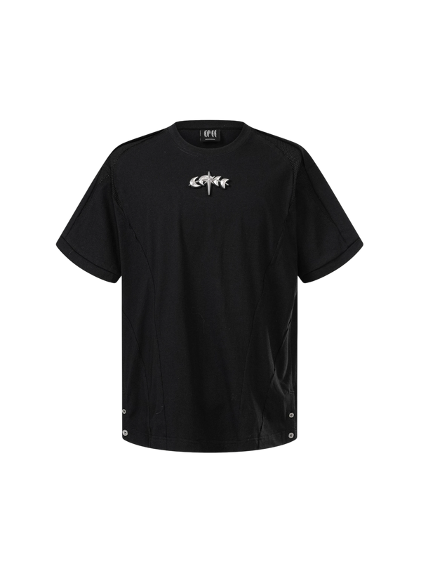 LUMINOUS DAWN SCULPTED STRUCTURED T-SHIRT