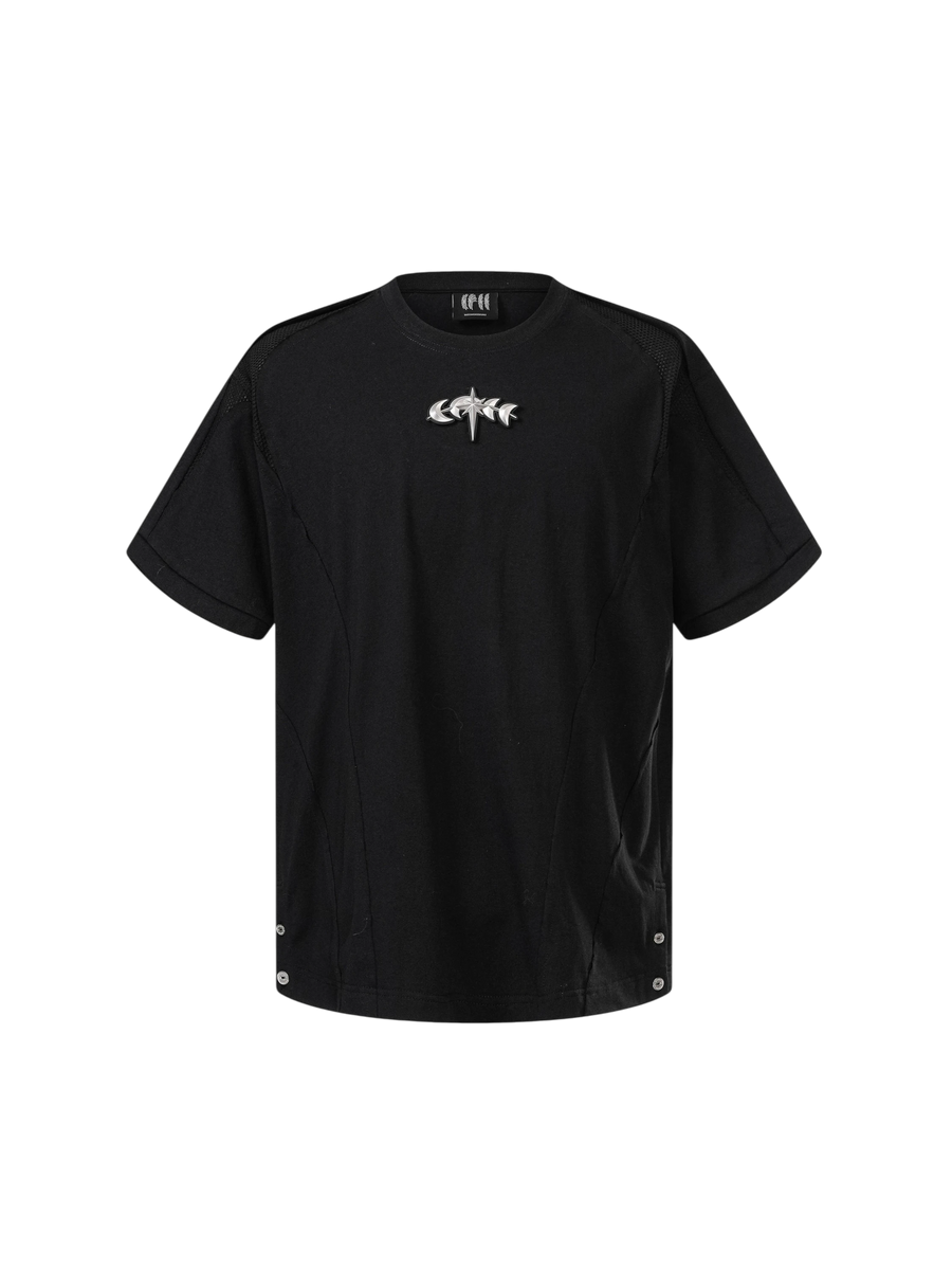 TBHNP Luminous Dawn sculpted structured cotton t-shirt — men's streetwear tee