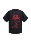 TBHNP Luminous Dawn ghost and knight distressed cotton t-shirt — men's streetwear graphic tee