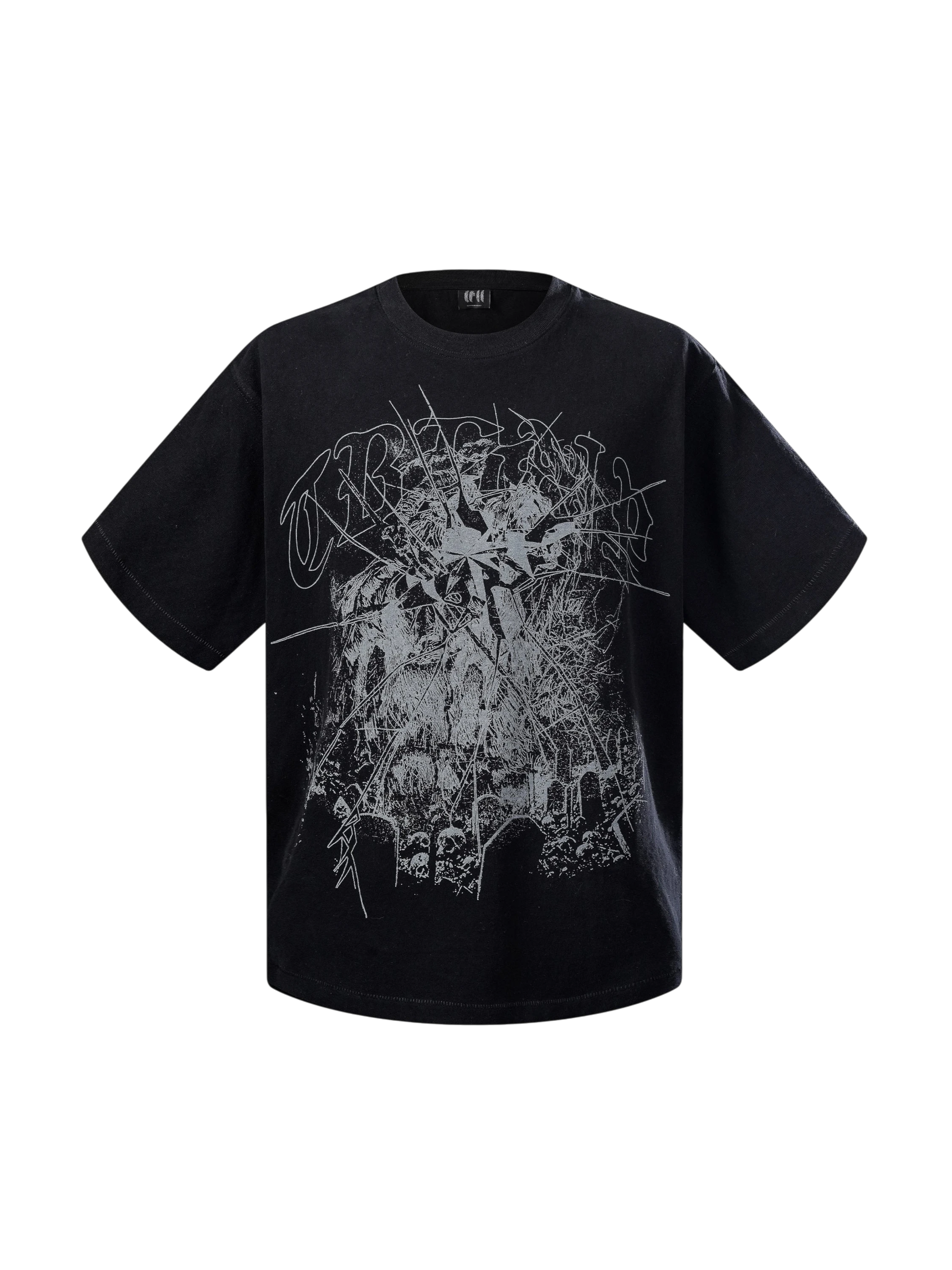 TBHNP Luminous Dawn broken ruins print cotton t-shirt — men's streetwear graphic tee