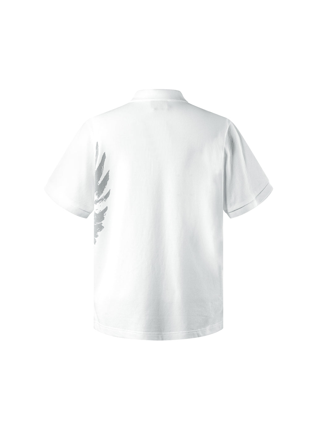 LUMINOUS DAWN DOUBLE-HEADED EAGLE EMBROIDERED POLO SHIRT