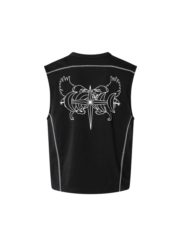LUMINOUS DAWN DOUBLE-HEADED EAGLE VEST