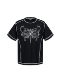 TBHNP Luminous Dawn double-headed eagle cotton t-shirt — men's streetwear graphic tee