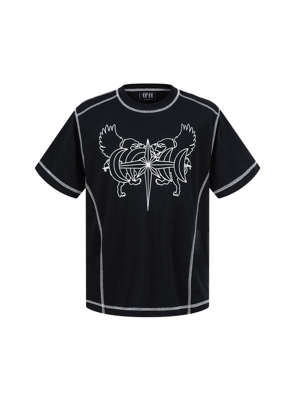 LUMINOUS DAWN DOUBLE-HEADED EAGLE S/S TEE