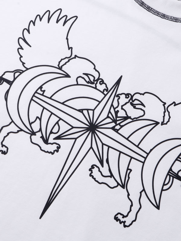 LUMINOUS DAWN DOUBLE-HEADED EAGLE S/S TEE