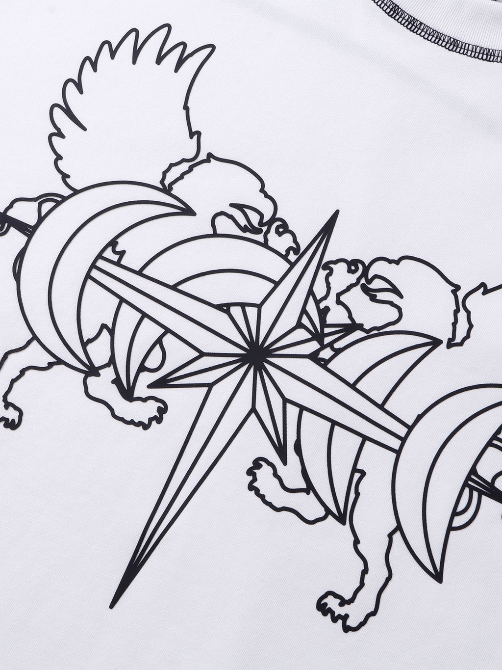 LUMINOUS DAWN DOUBLE-HEADED EAGLE T-SHIRT