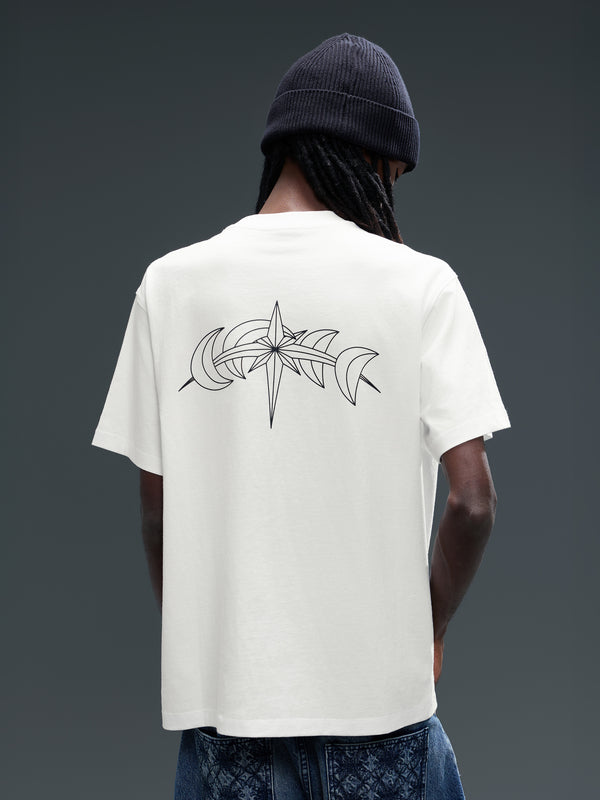 LUMINOUS DAWN DOUBLE-HEADED EAGLE PHOTO-PRINT S/S TEE