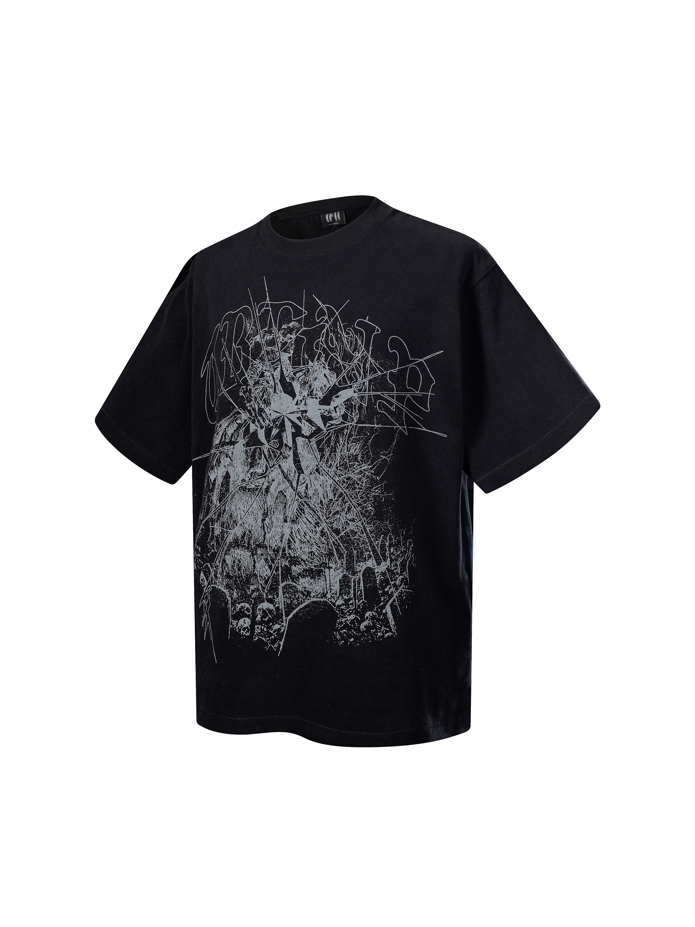 LUMINOUS DAWN BROKEN RUINS PRINT S/S TEE
