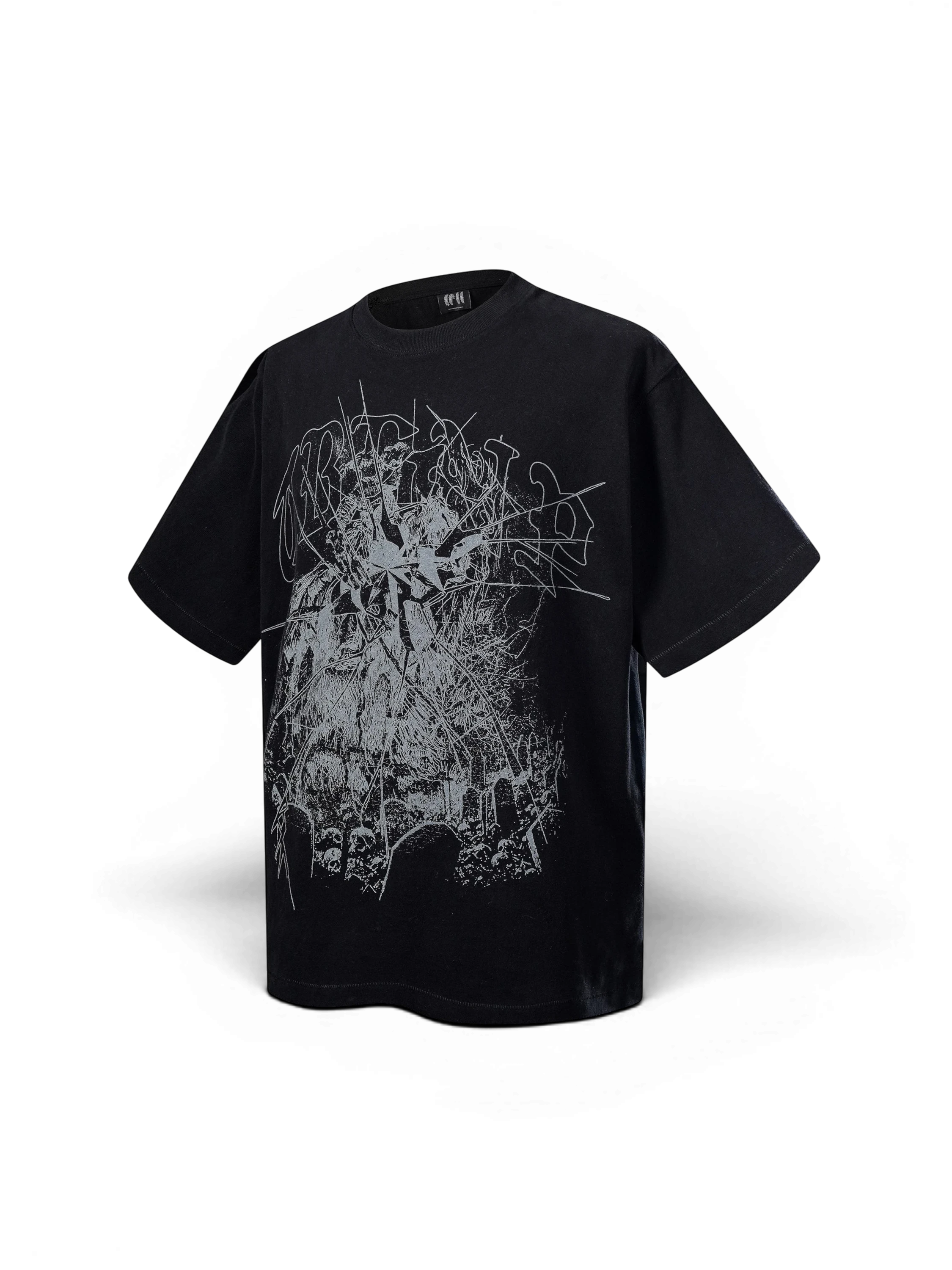 TBHNP Luminous Dawn broken ruins print cotton t-shirt — men's streetwear graphic tee