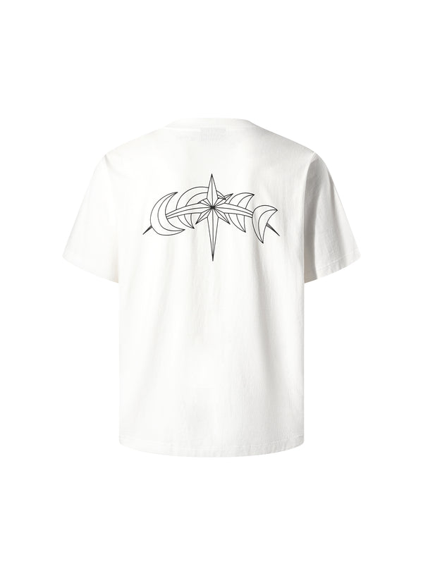 LUMINOUS DAWN DOUBLE-HEADED EAGLE PHOTO-PRINT S/S TEE