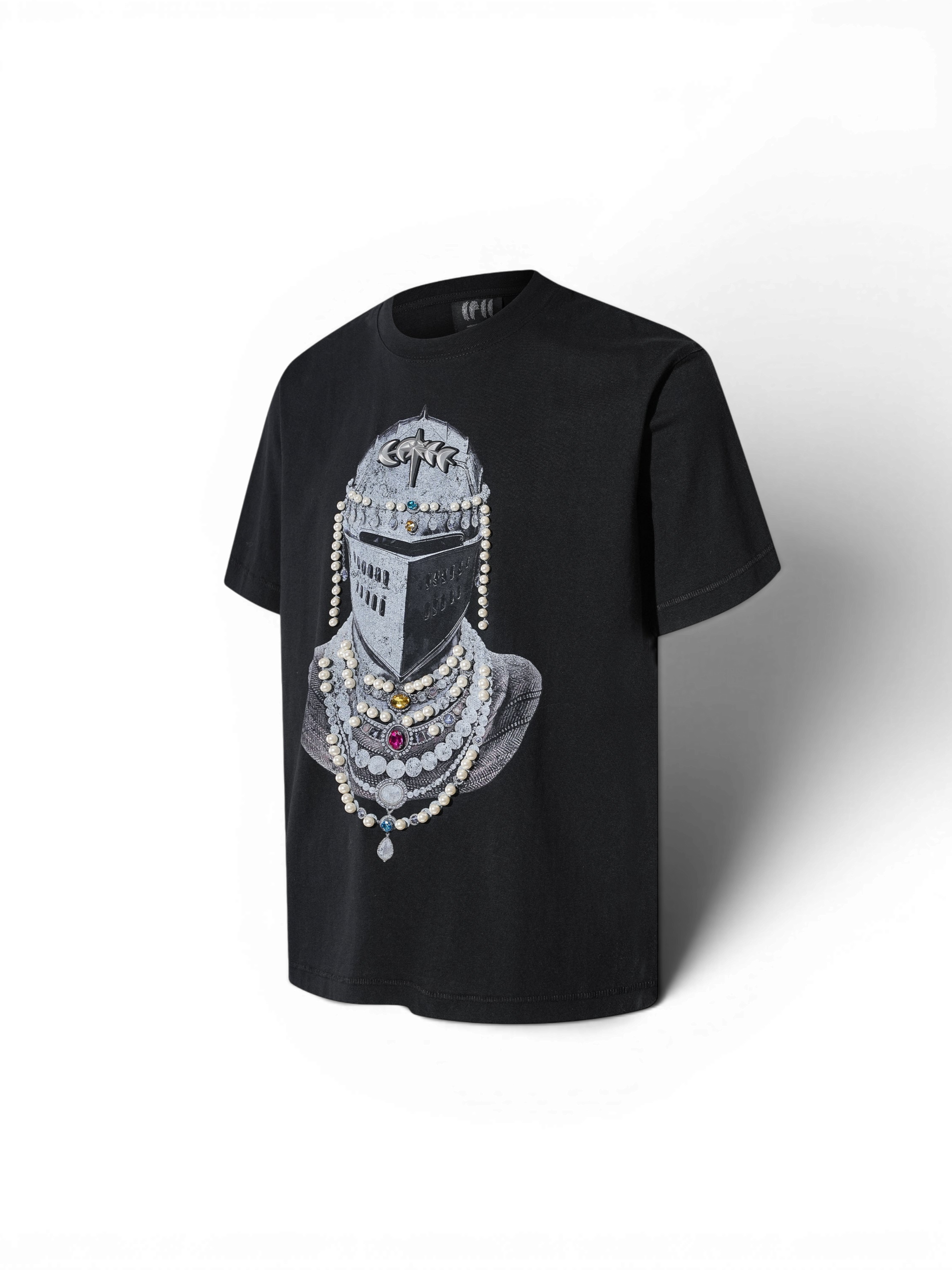 TBHNP Luminous Dawn jewel knight print cotton t-shirt — men's streetwear graphic tee