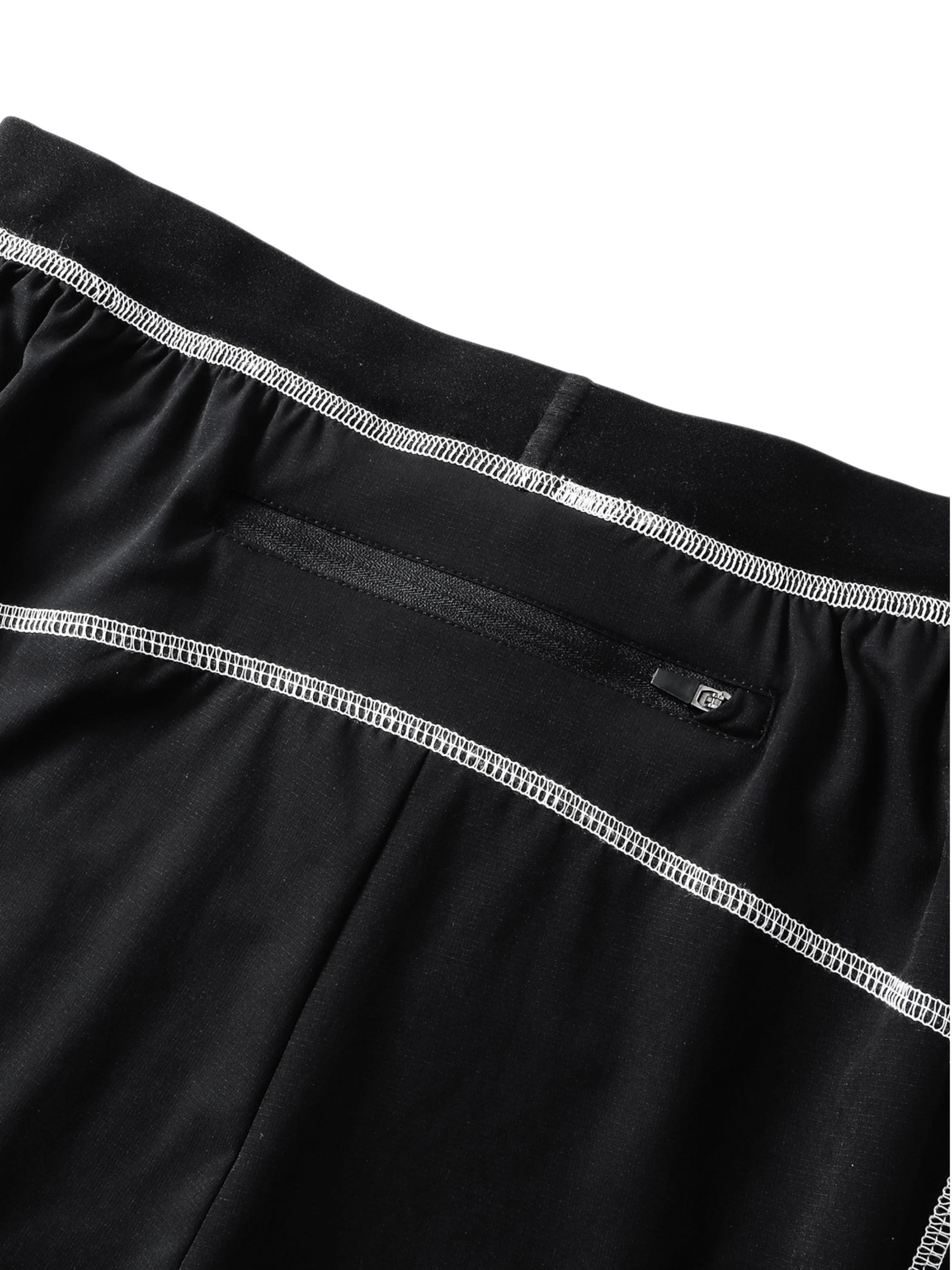 TBHNP Luminous Dawn double-headed eagle layered sports shorts — men's streetwear shorts