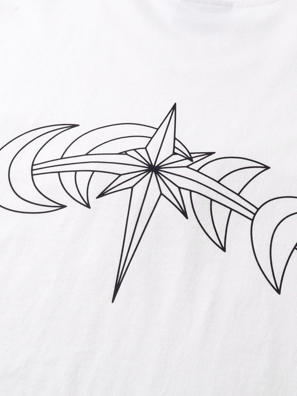 LUMINOUS DAWN DOUBLE-HEADED EAGLE PHOTO-PRINT S/S TEE