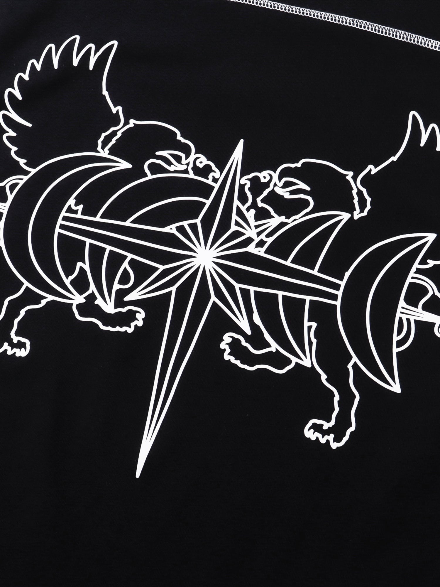 TBHNP Luminous Dawn double-headed eagle sleeveless cotton tee — men's streetwear tank top