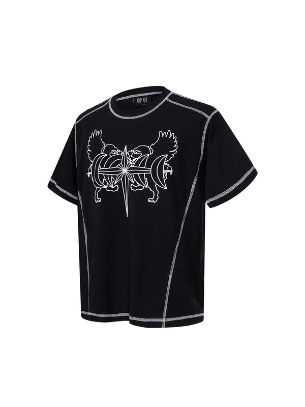 LUMINOUS DAWN DOUBLE-HEADED EAGLE S/S TEE