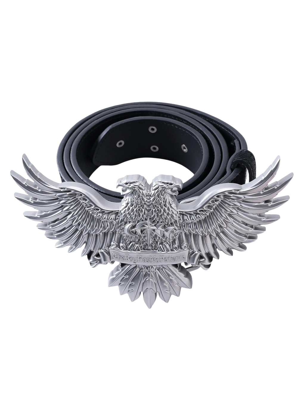 LUMINOUS DAWN DOUBLE-HEADED EAGLE LEATHER BELT