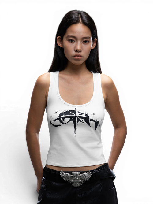 TBHNP Luminous Dawn women's bodycon tank top — streetwear fitted tank