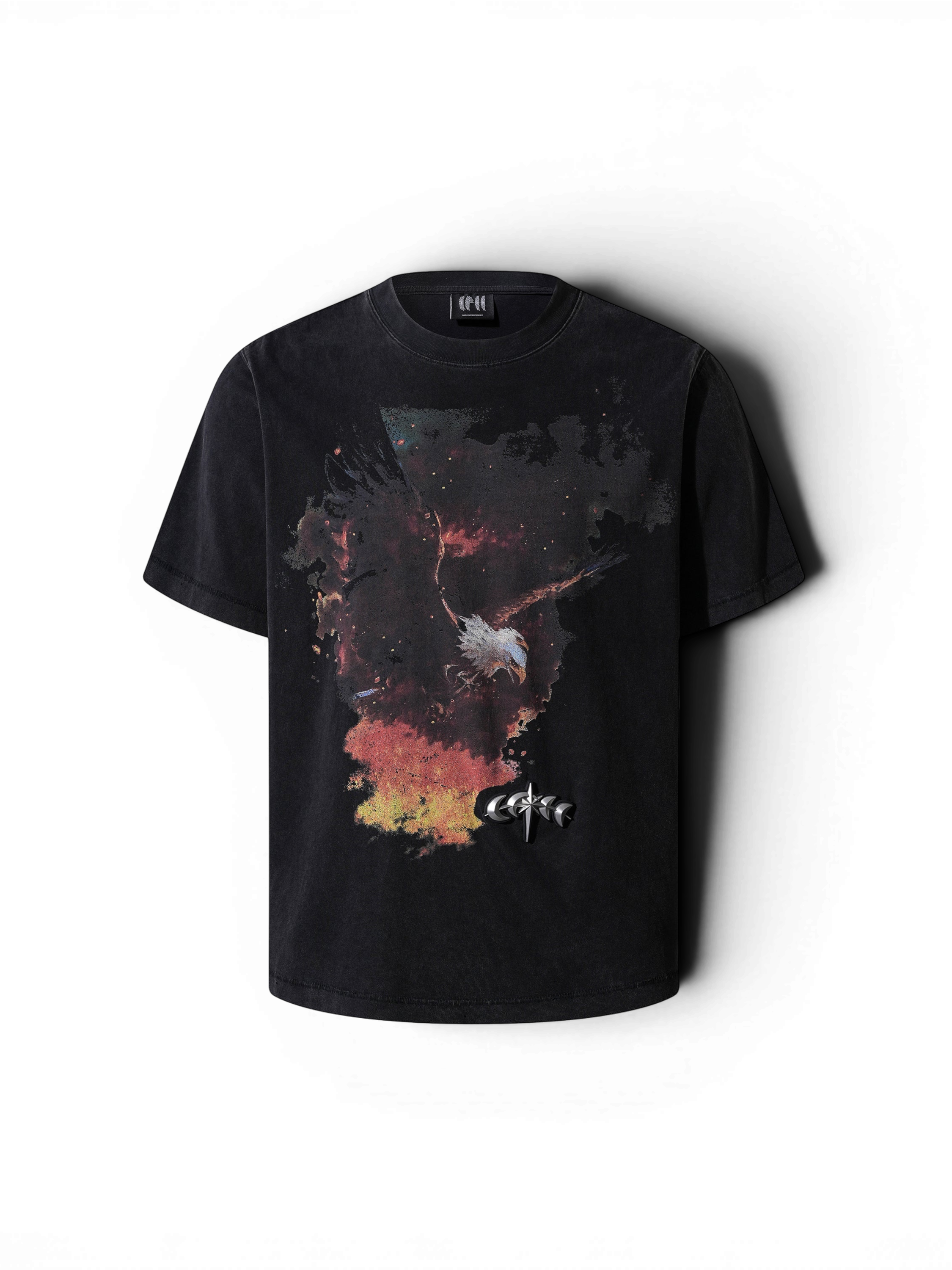 LUMINOUS DAWN DOUBLE-HEADED EAGLE WASHED S/S TEE